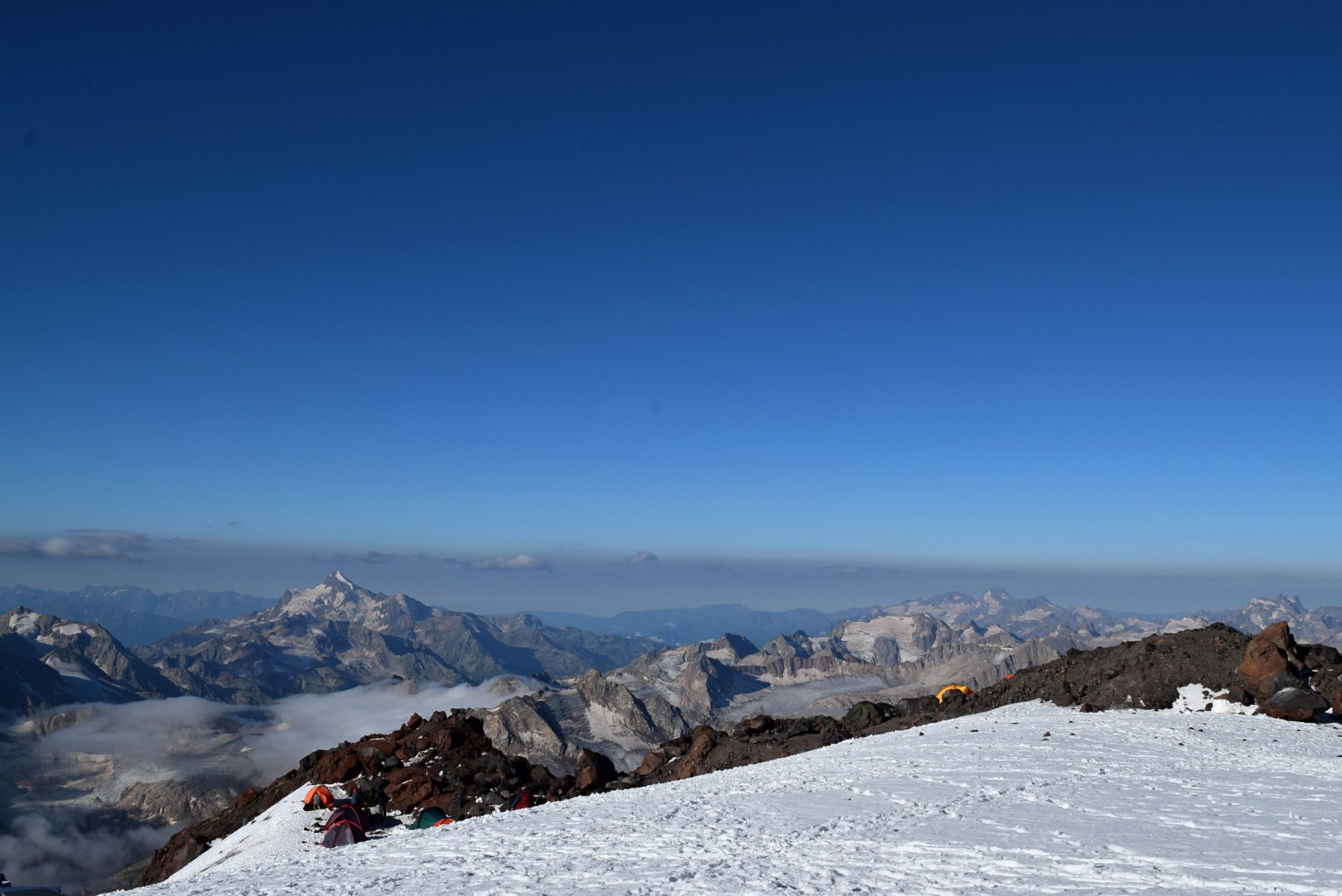 Эльбрус панорама восхождение